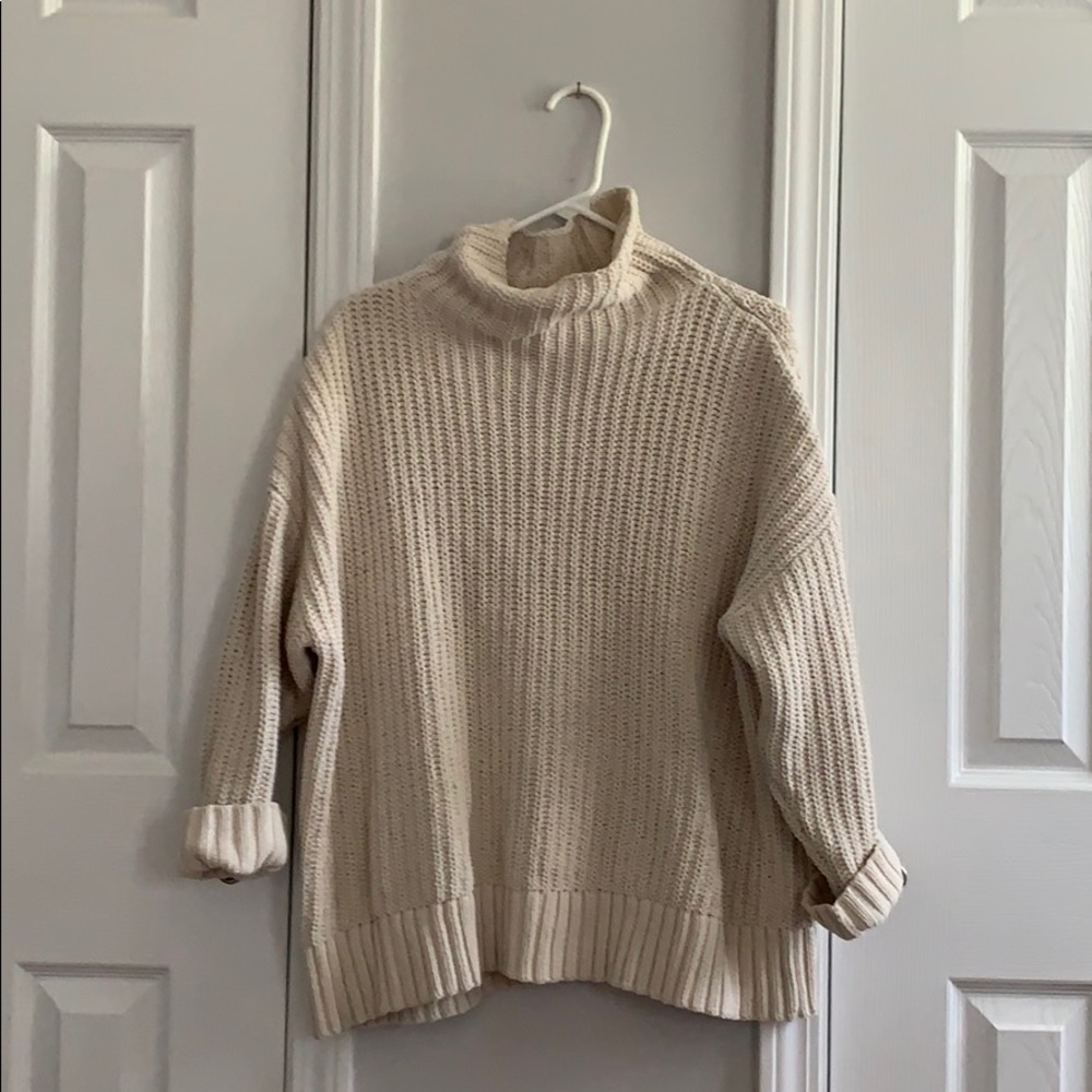 Cream sweater